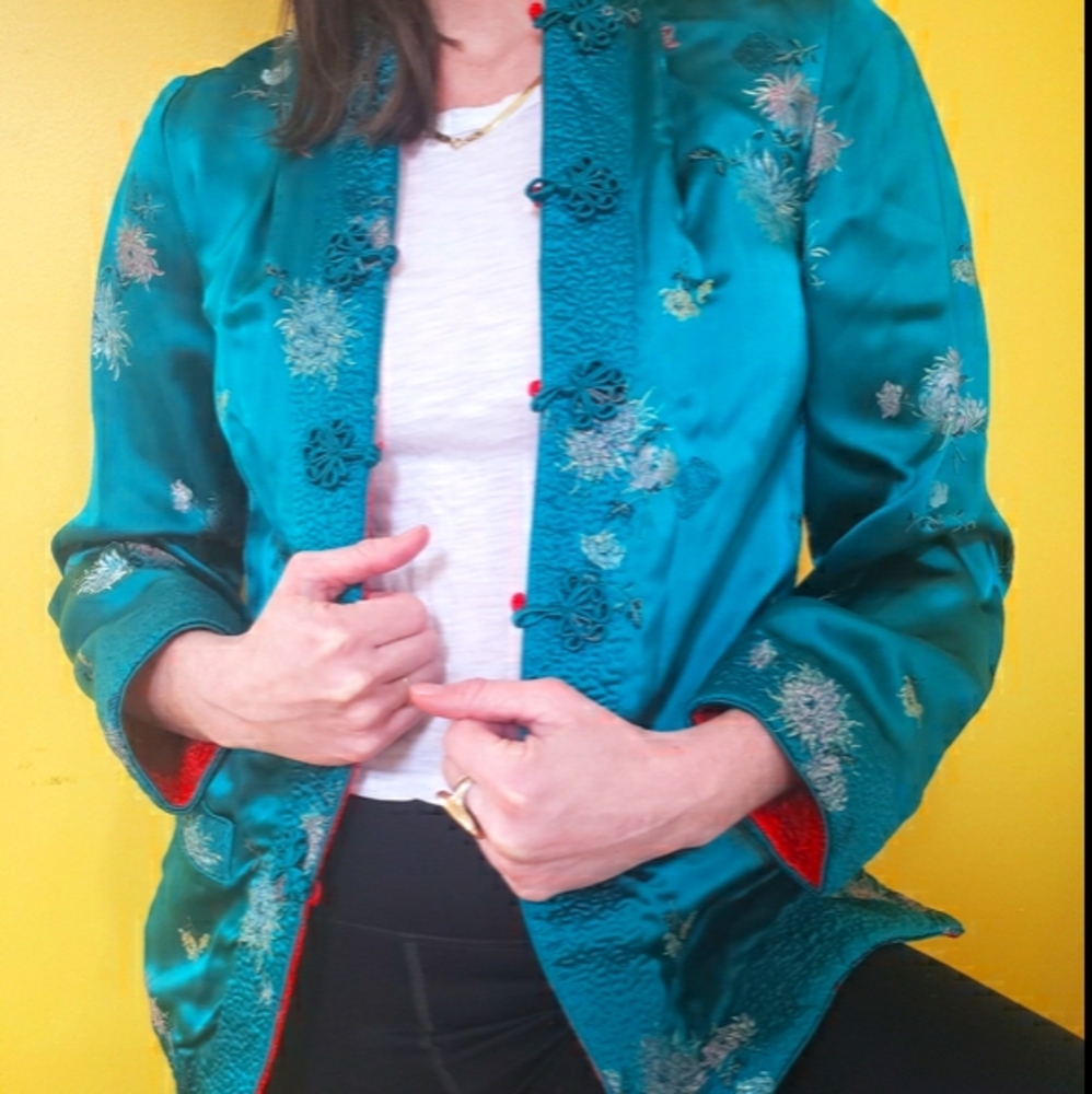 Reversible Chinese silk jacket